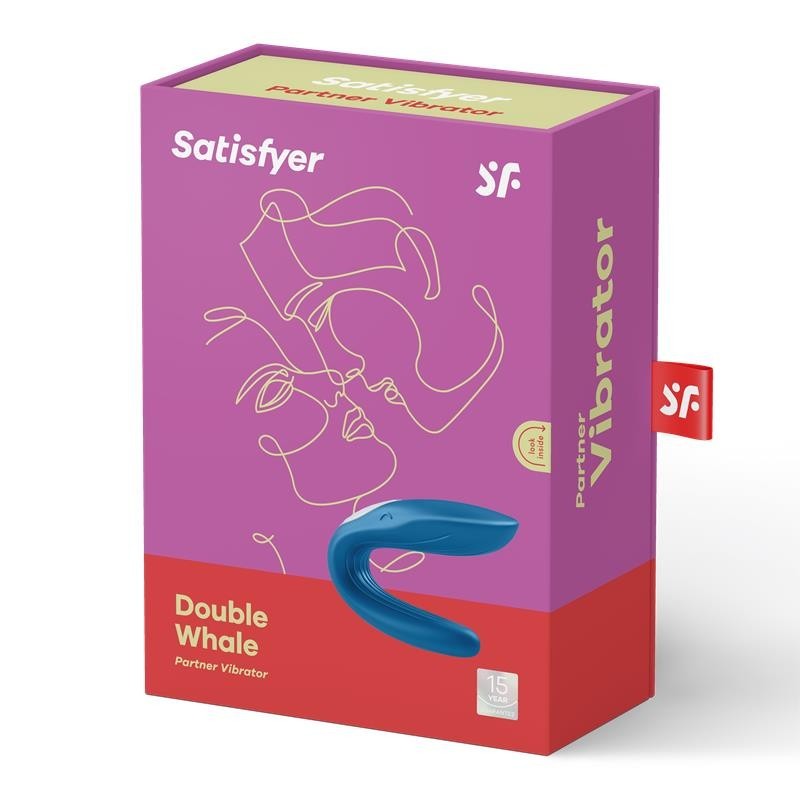 Vibratore per Coppia Satisfyer Double Whale
