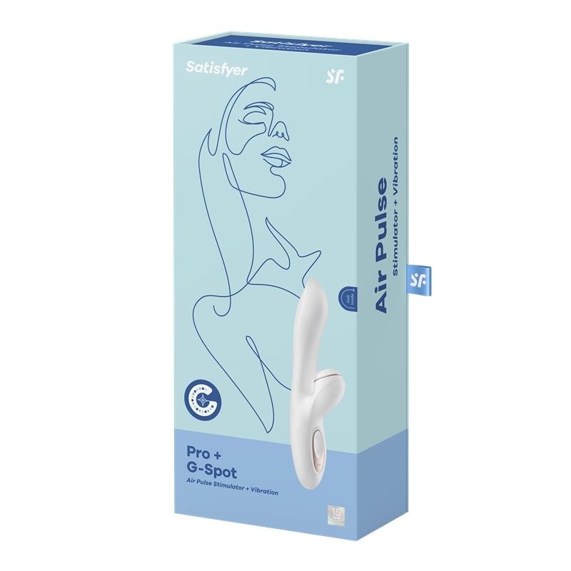 Rabbit e Succhia Clitoride 21 cm Pro G-Spot