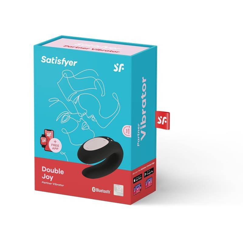 Vibratore Per Coppia Satisfyer Double Joy Nero