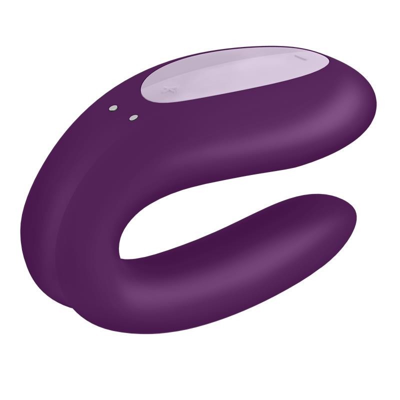 Vibratore Per Coppia Satisfyer Double Joy Viola