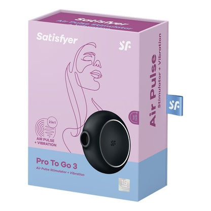 Succhia Clitoride Satisfyer Pro to Go 3 Nero