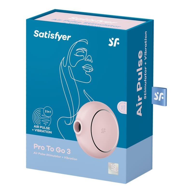 Succhia Clitoride Satisfyer Pro to Go 3 Rosa