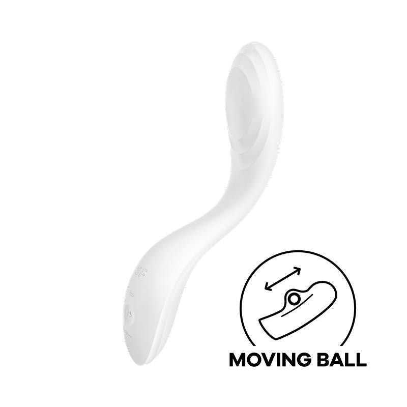 Vibratore Punto G Satisfyer Rrrolling Pleasure Bianco