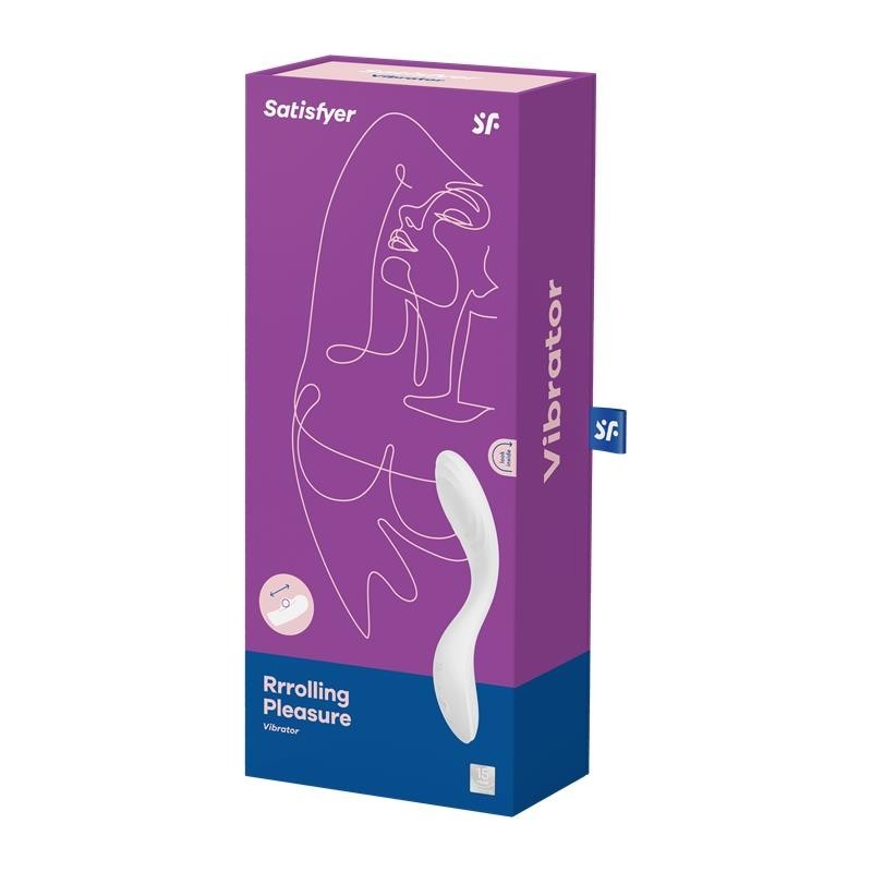 Vibratore Punto G Satisfyer Rrrolling Pleasure Bianco