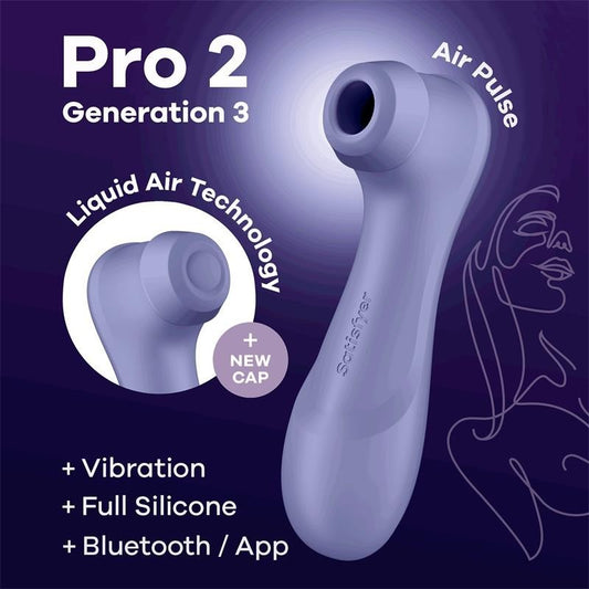 Succhia Clitoride con App Satisfyer Pro 2 Gen 3 Viola