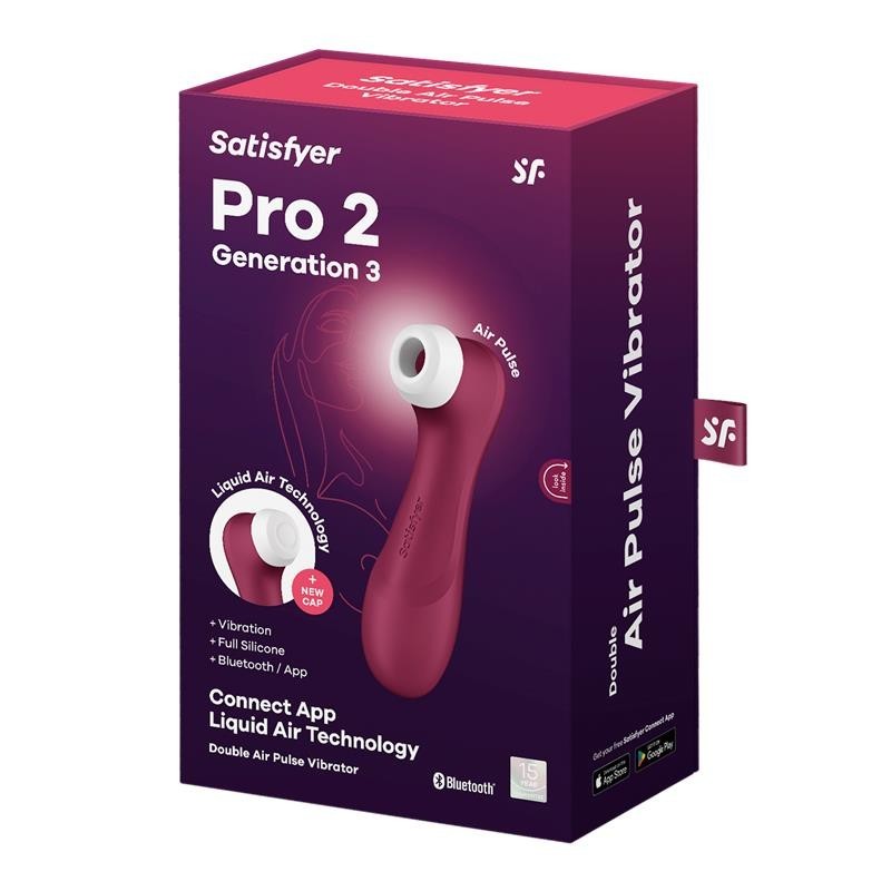 Succhia Clitoride con App Satisfyer Pro 2 Gen 3 Rosso