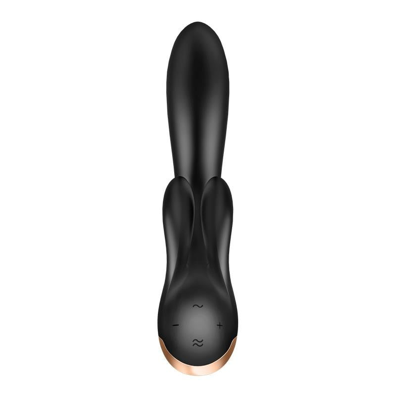 Vibratore con App Satisfyer Double Flex Nero