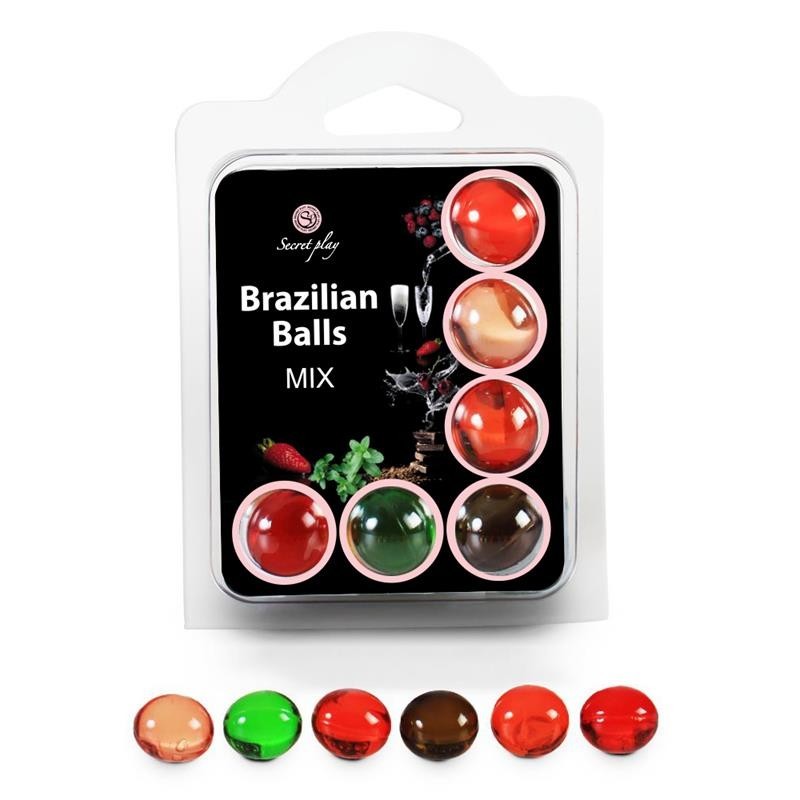 Palline Brasiliane Gusti Assortiti 6 pz