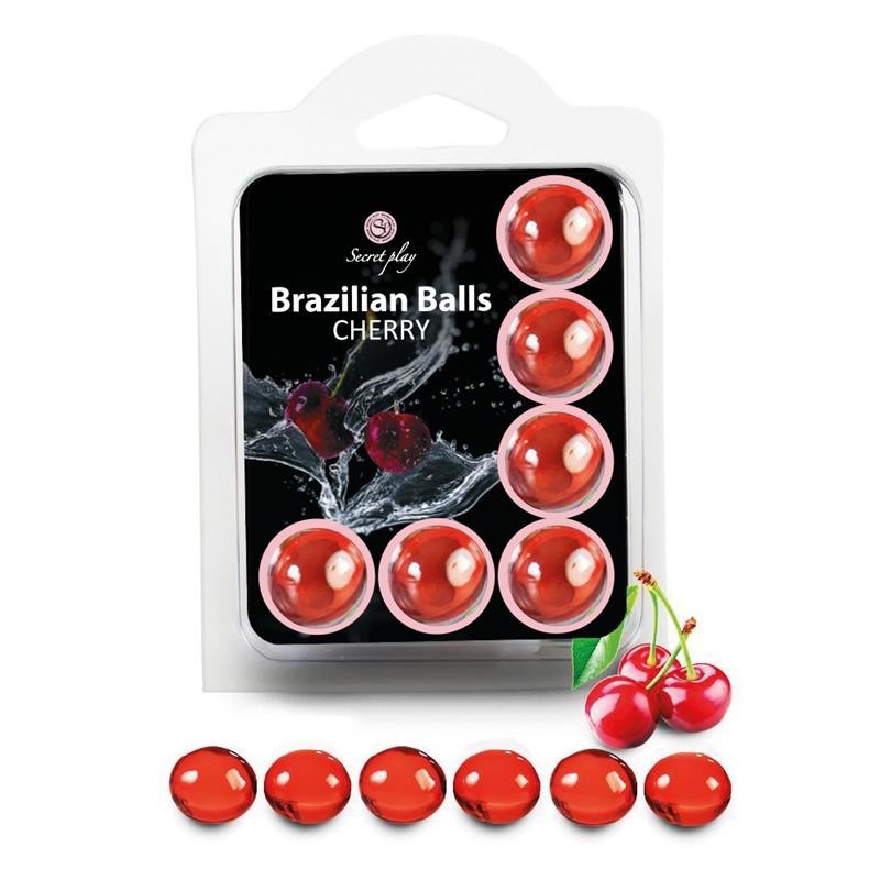 Palline Brasiliane Ciliegia 6 pz