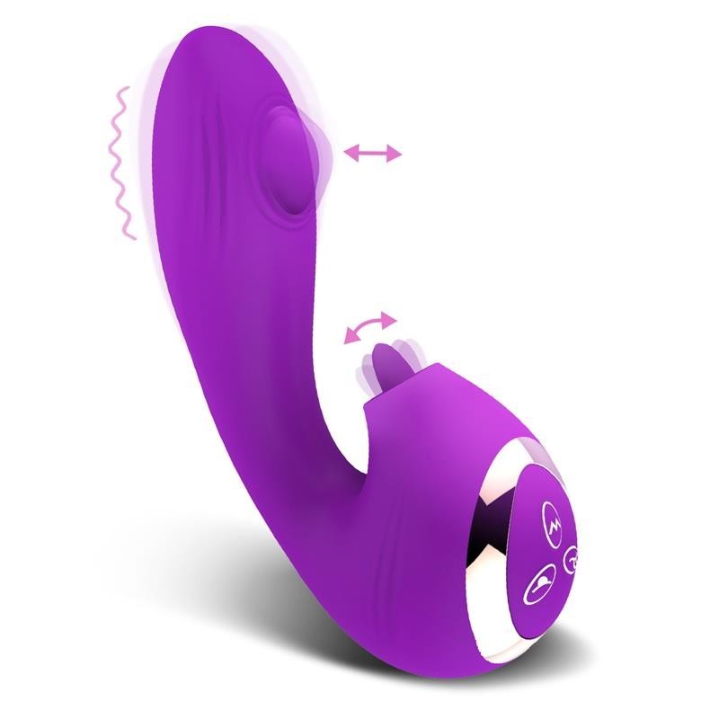Vibratore Pulsatore Lingua Vibrante No TwentyOne