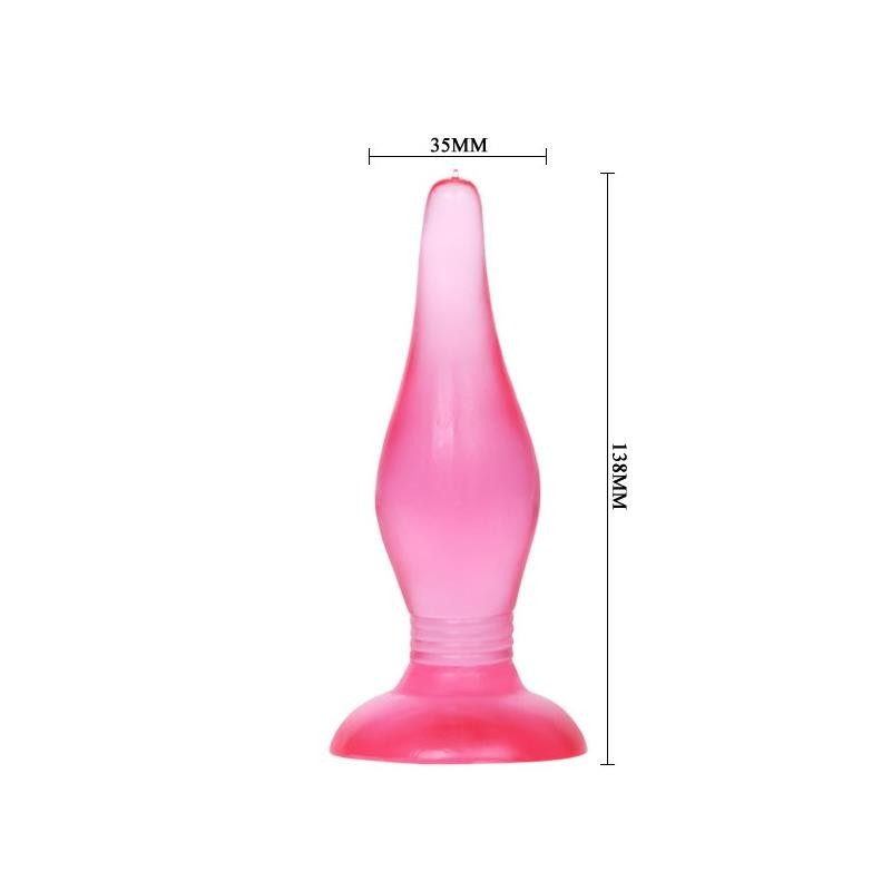 Plug Anale Principianti 13 cm Rosa