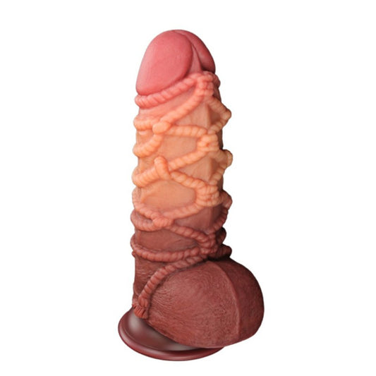 Dildo Largo 24 cm Silicone Rope 9