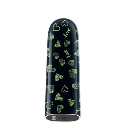 Mini Vibratore 8 cm Usb Glow Heart