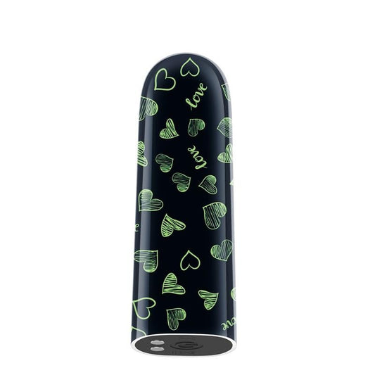 Mini Vibratore 8 cm Usb Glow Heart