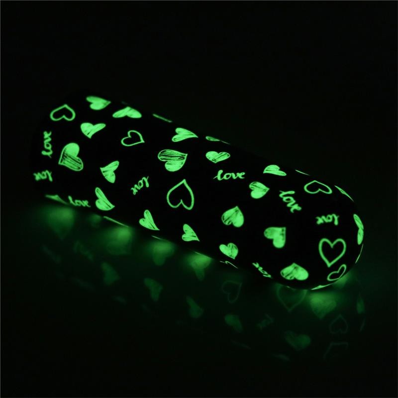 Mini Vibratore 8 cm Usb Glow Heart