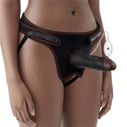 Strapon Vibrante 19 cm Nero Ingen