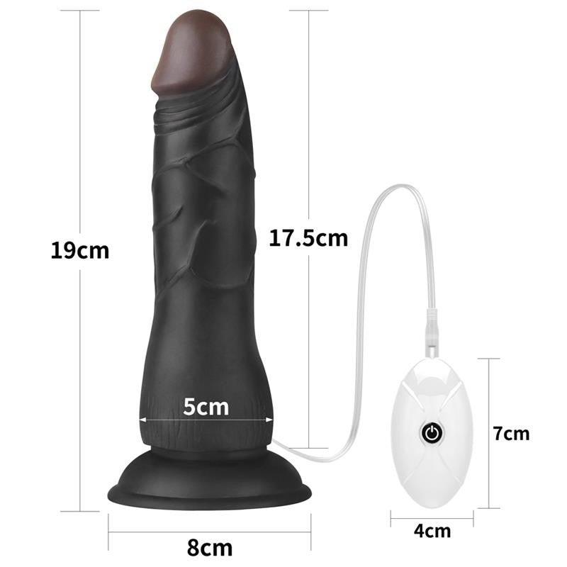 Strapon Vibrante 19 cm Nero Ingen