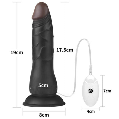 Strapon Vibrante 19 cm Nero Ingen