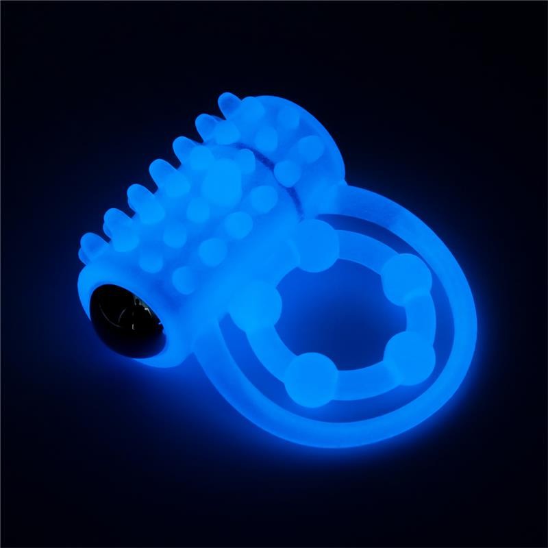 Anello Vibrante Doppio Lumino Blue