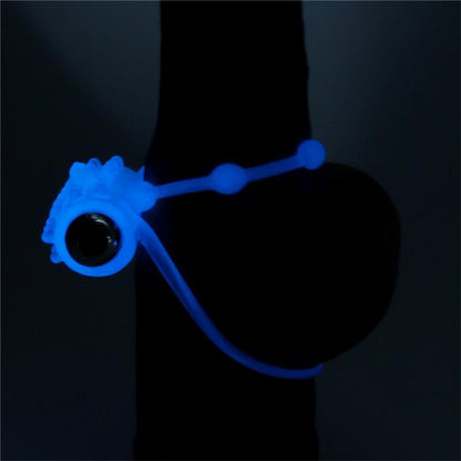 Anello Vibrante Doppio Lumino Blue