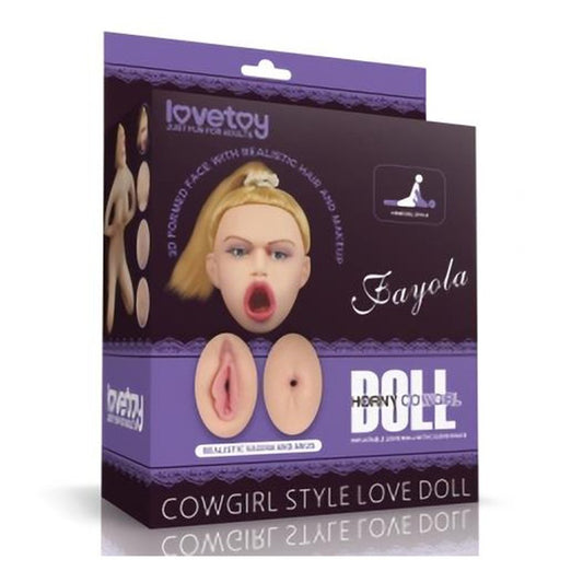 Bambola Gonfiabile Bionda Cowgirl