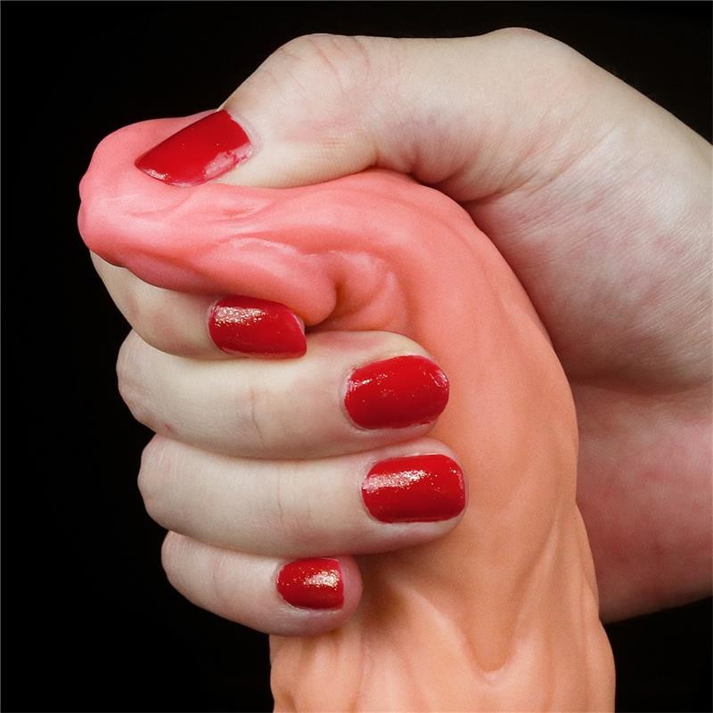 Dildo Bizarre 24 cm Silicone Platinum