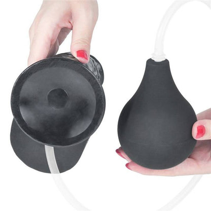 Dildo Eiaculante 25 cm Nero Squirting 10