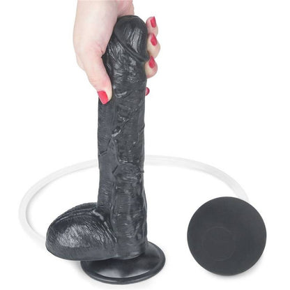 Dildo Eiaculante 25 cm Nero Squirting 10
