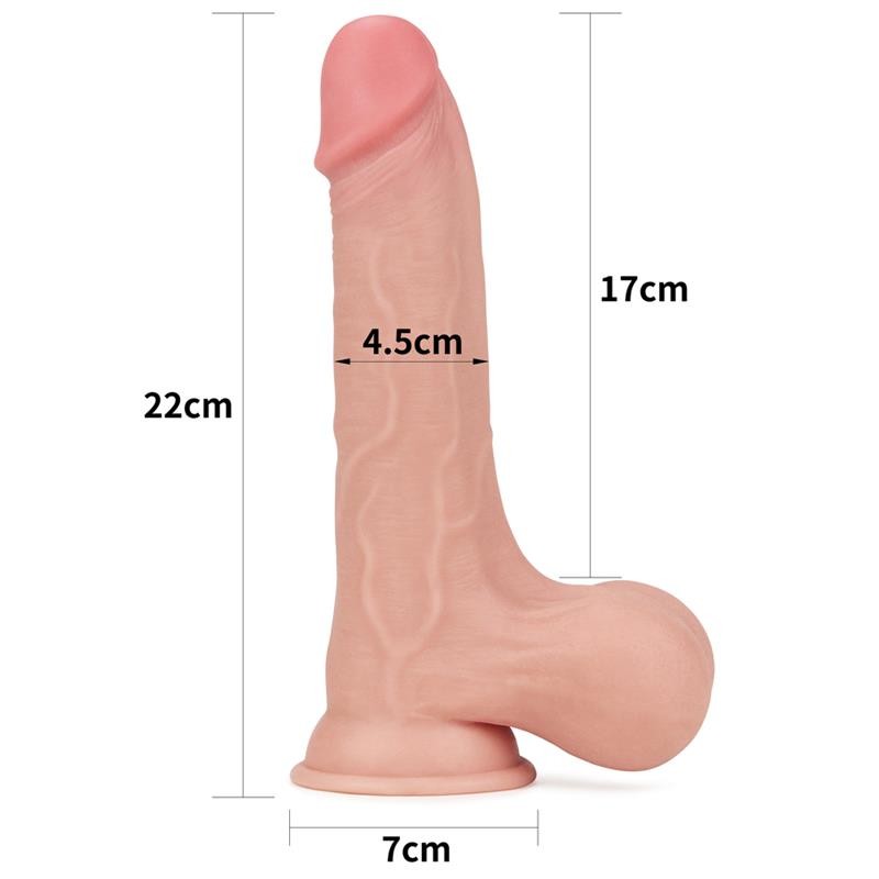 Dildo Realistico 22 cm Sliding 8.5