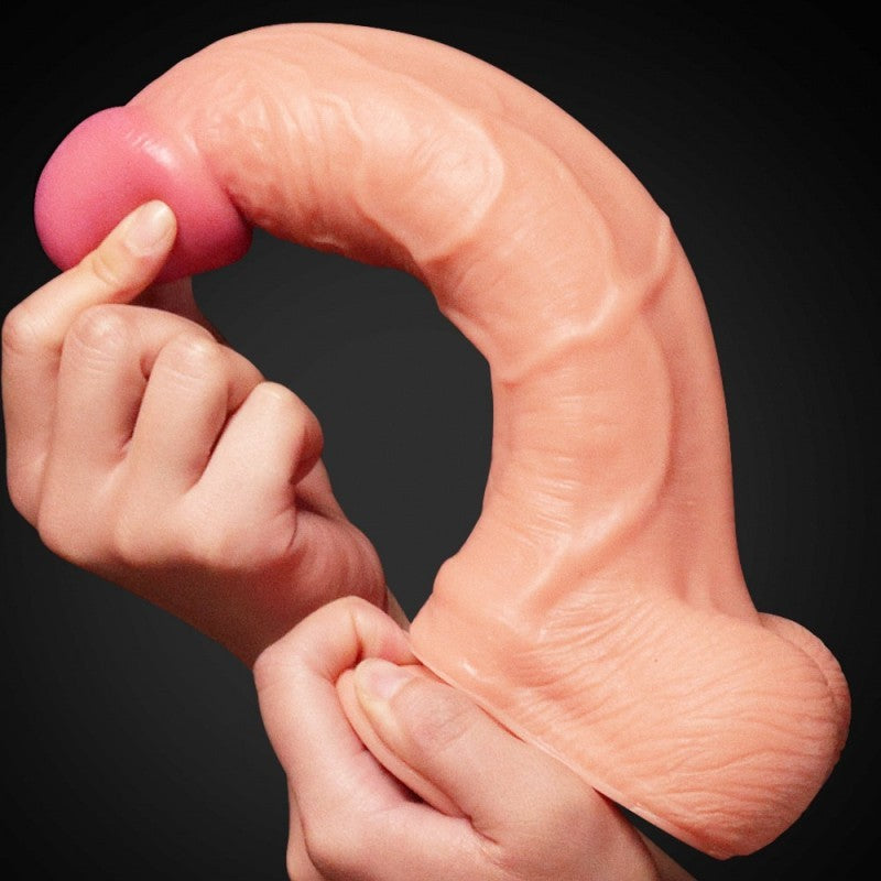 Dildo Realistico 25 cm Silicone Liquido 10