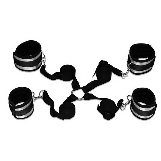 Manette e Cavigliere da Letto Bdsm Velcro