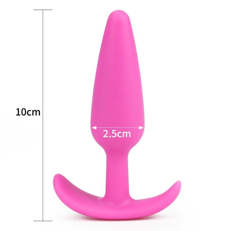 Plug Anale Indossabile 10 cm Lure Pink S