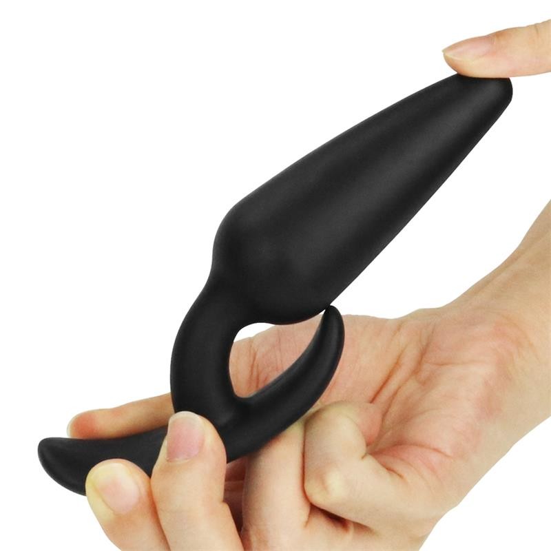 Plug Anale Indossabile 10 cm Lure Nero S