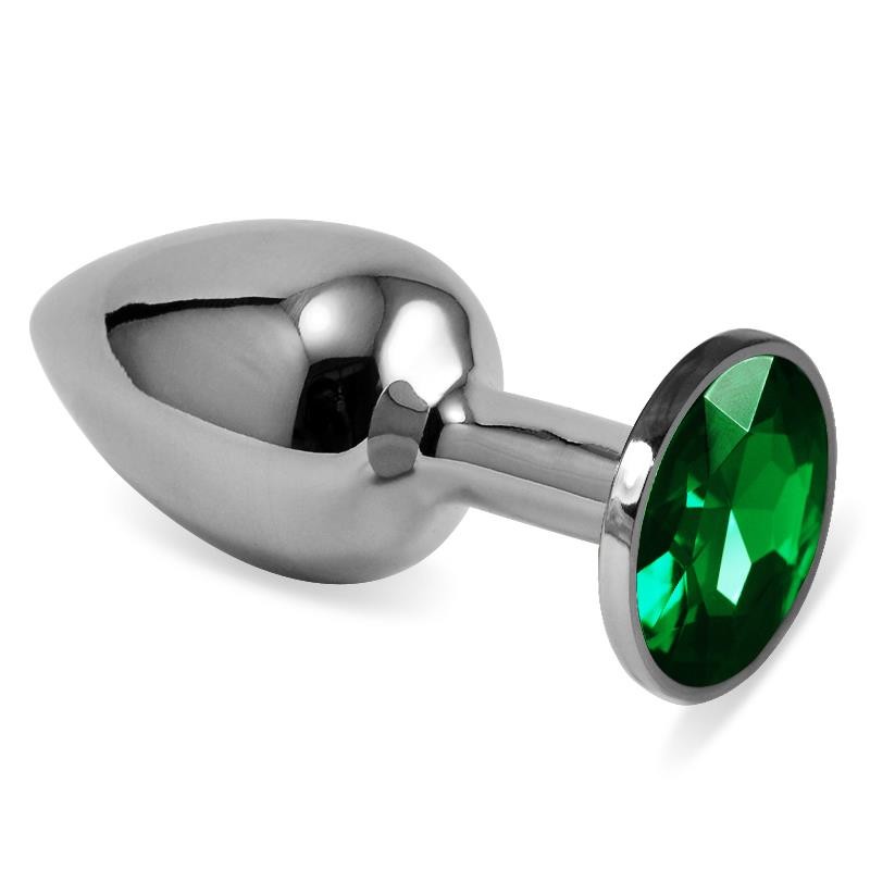 Gioiello Anale Acciaio Verde S