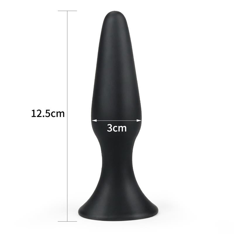 Plug Anale 12 cm Lure Nero L