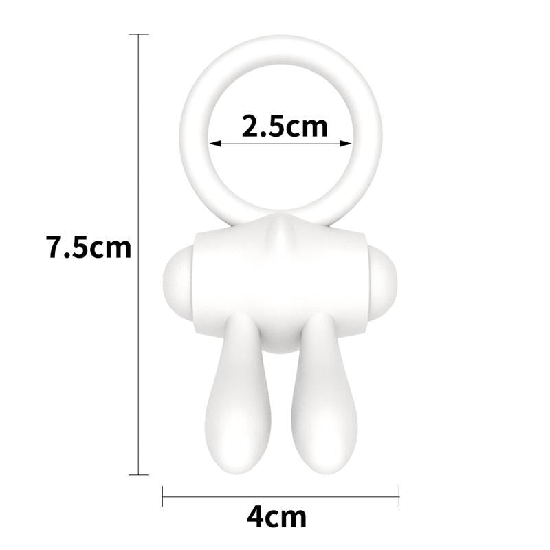 Anello Vibrante Coppia Bianco