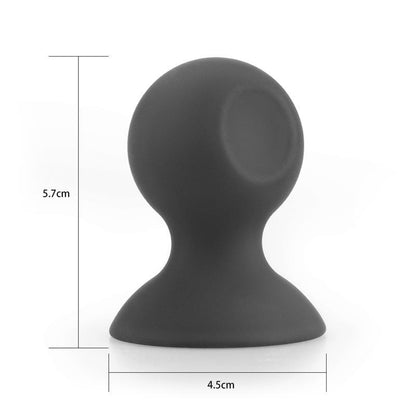 Pompette per Capezzoli Silicone Nere