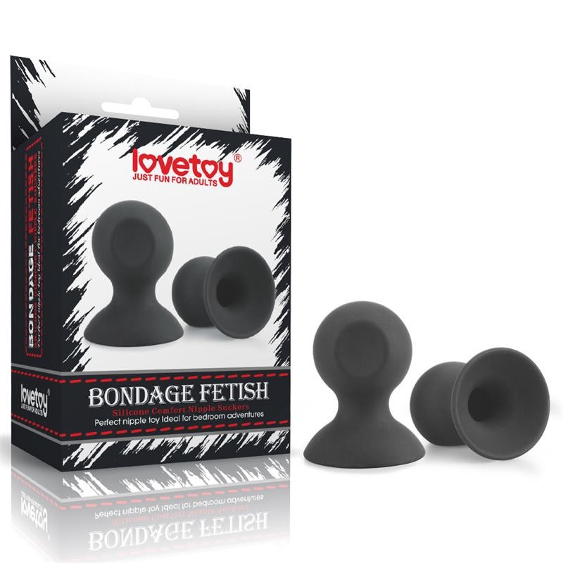 Pompette per Capezzoli Silicone Nere