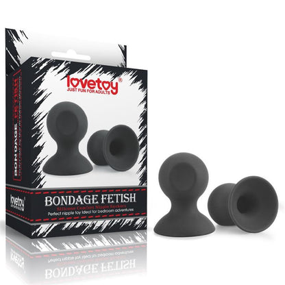 Pompette per Capezzoli Silicone Nere