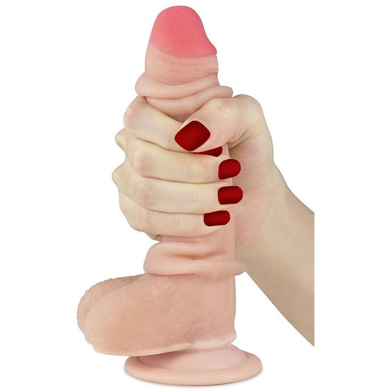 Dildo Pelle Scorrevole 17 cm Sliding 7