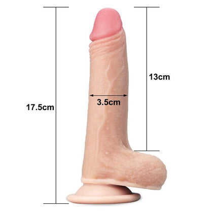 Dildo Pelle Scorrevole 17 cm Sliding 7