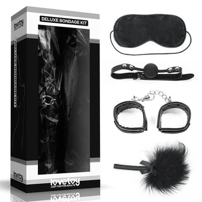 Kit Bondage Bdsm 4 Pezzi Deluxe