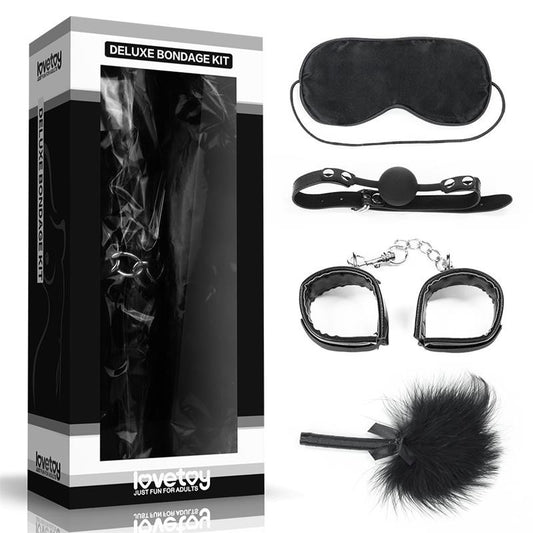 Kit Bondage Bdsm 4 Pezzi Deluxe