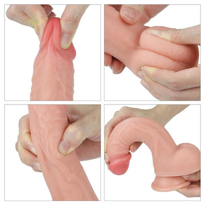 Dildo Realistico 22 cm Silicone Liquido 8