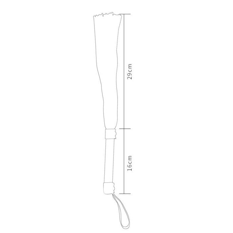 Frustino Sadomaso 45 cm Argento My Flogger