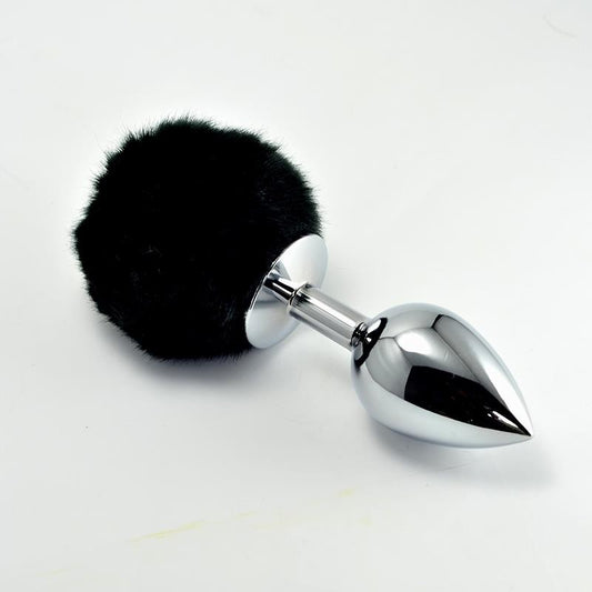 Coda Anale Pompon Nero S