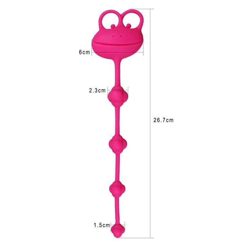 Palline Anali Silicone Frog