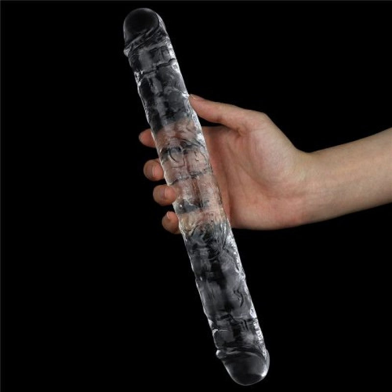 Dildo Doppio Trasparente 30 cm Clear 12
