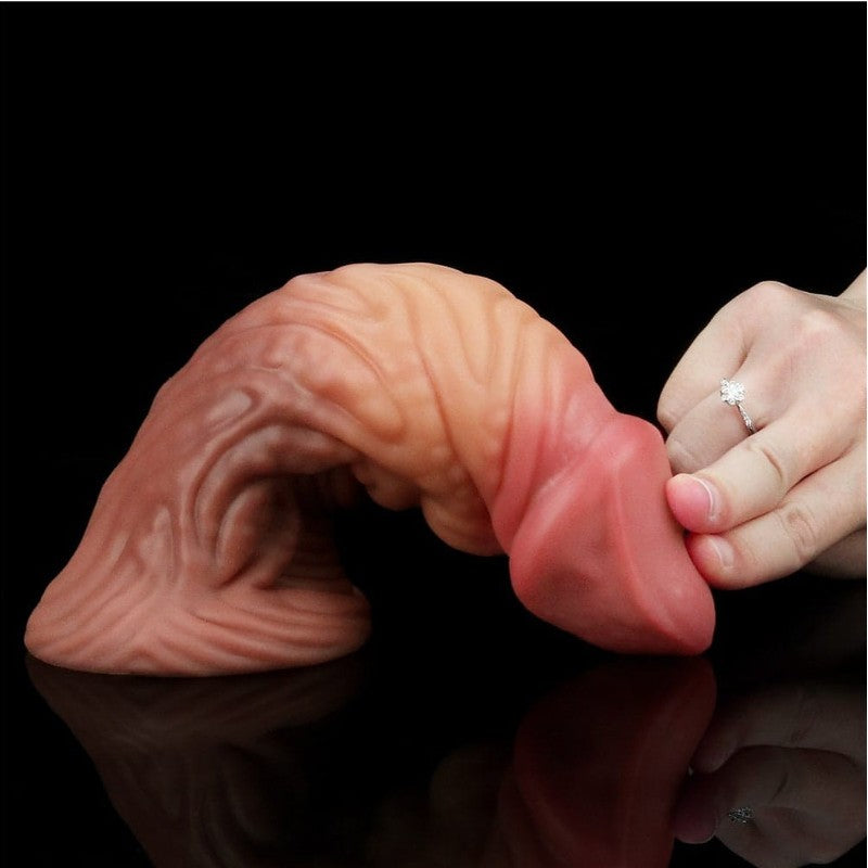 Dildo Bizarre 18 cm Silicone Platinum 7