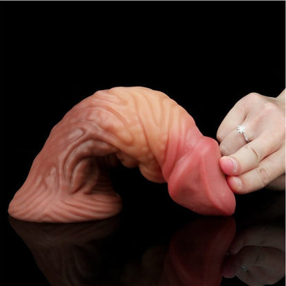 Dildo Bizarre 18 cm Silicone Platinum 7